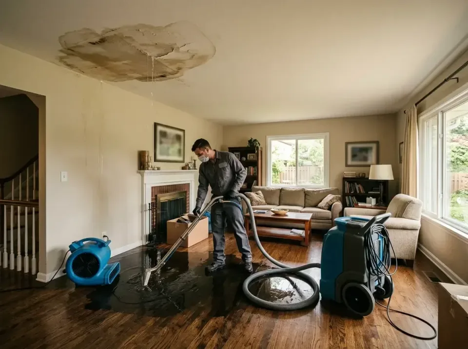 attic-pipe-burst-ceiling-drip-008 — frequently asked questions, Water Damage Restoration & Carpet Care in Huntington, WV